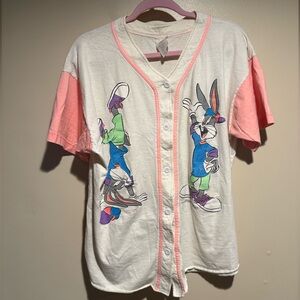 Vtg. 1995 Sun Sport Warner Bro’s Looney Tunes Jersey